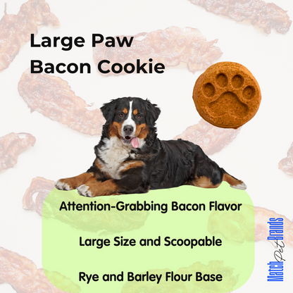 Bulk HG Treat: Large Paw Bacon Medallion